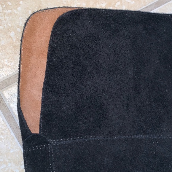 Lucky Brand Ramsden over the knee black suede boots womens size 8.5 - Picture 12 of 16